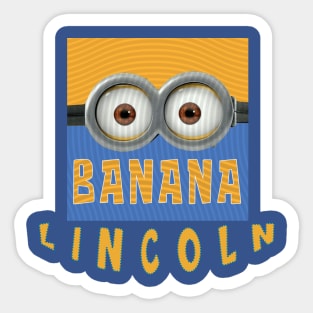 MINIONS USA LINCOLN Sticker